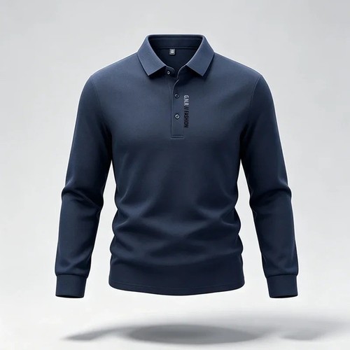 Langärmliges herren polohemd - langärmliges, herren-polohemd