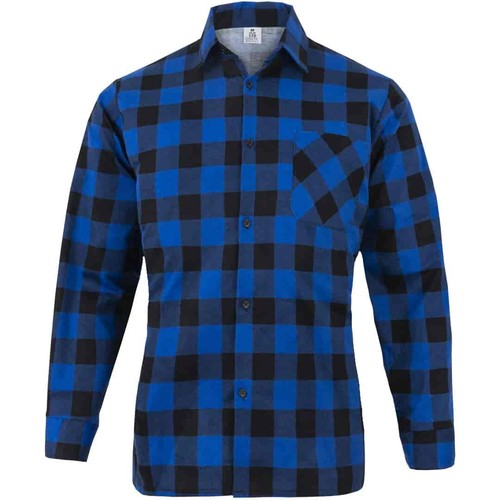 Jhk herren flanellhemd kariert - flanellhemd,