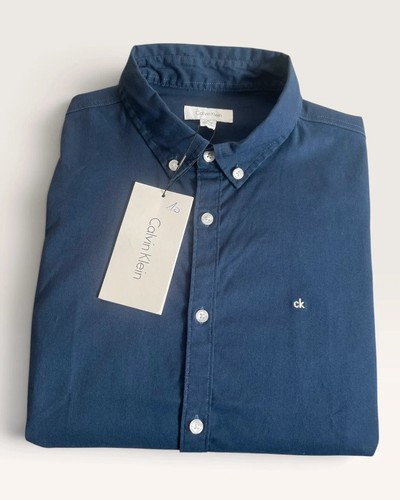 Calvin klein hemd marineblau - calvin,