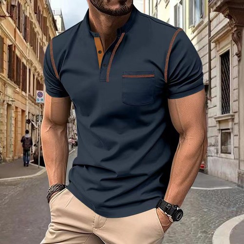 Herren shirt polohemd slim - polohemd,