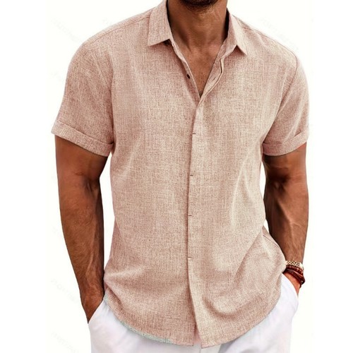 Leinenhemd herren kurzarm hemd - herren,