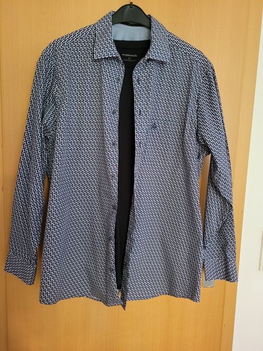 Walbusch herren hemd blau - walbusch,