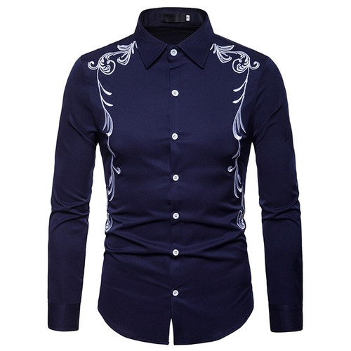 Herren stickerei langarm - herren,