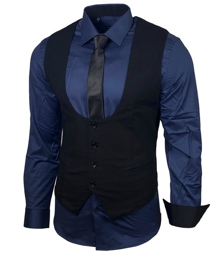 Herren hemd weste krawatte - hemd, set