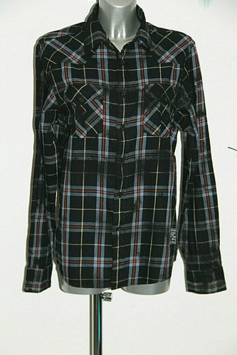 Guess herren hemd marineblau - guess,