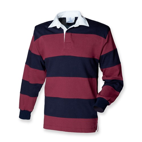 Front row herren rugbyhemd - front,