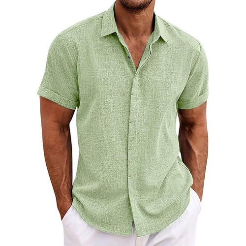 Leinenhemd herren kurzarm hemd - leinenhemd,