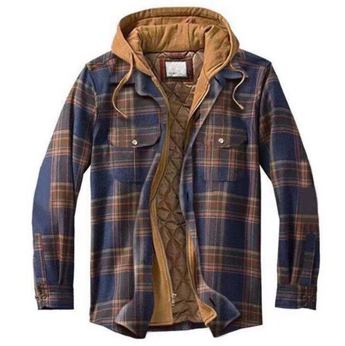 Herren plaid arbeitsjacke - plaid,